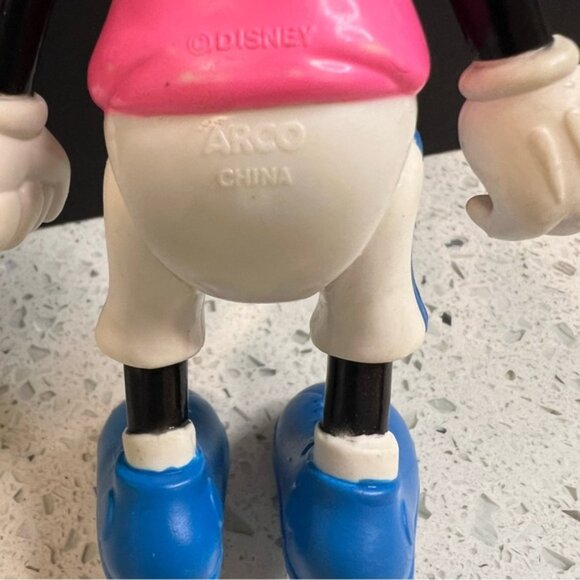 Vintage 1989 ARCO DISNEY Skateboarder Goofy Fully Poseable Figure Baseball Hat - Picture 8 of 10